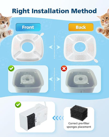 50 Pcs Cat Water Fountain Filters - Image 8