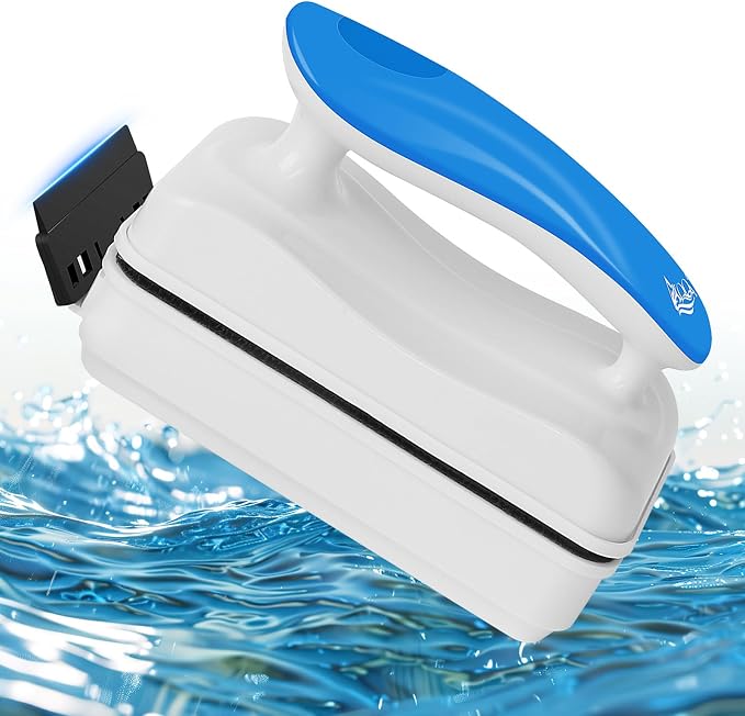 AQQA Aquarium Magnet Glass Cleaner, Dolphin Series-Fish Tank Algae Scraper by AQQA