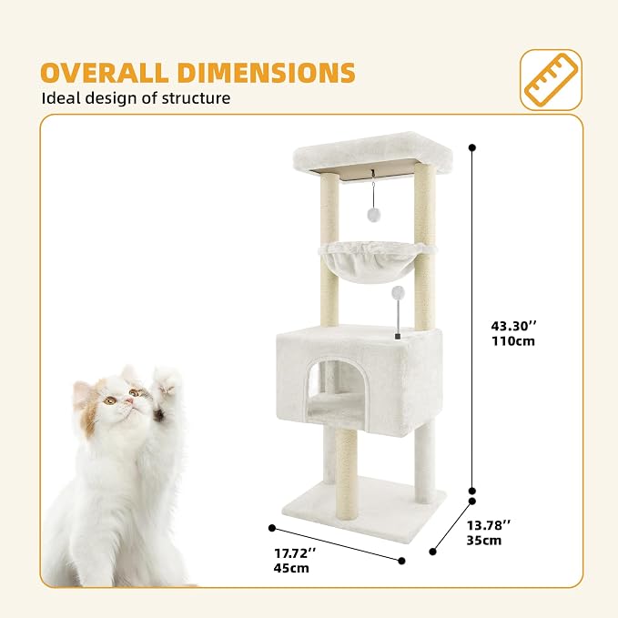 ROYPET Fashion Design 43.3" Cat Trees - Image 2