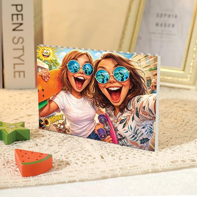 NAZENTI Personalised Best Friend Photo Building Block - Image 3