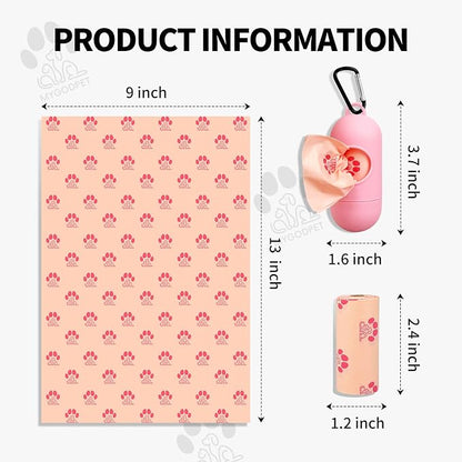 Dog Poop Bags Rolls with Dispenser 150 Count Biodegradable Poop Bags - Image 2