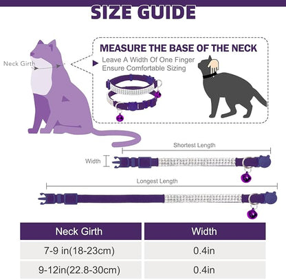 EXPAWLORER Soft Velvet Safe Cat Collars - Image 2