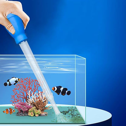 Manual Water Changer Fish Tank Cleaner Coral Feeder Universal Lightweight - Image 2