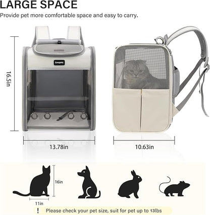 Cat Carrier Backpack, Cat Carrier - Image 4