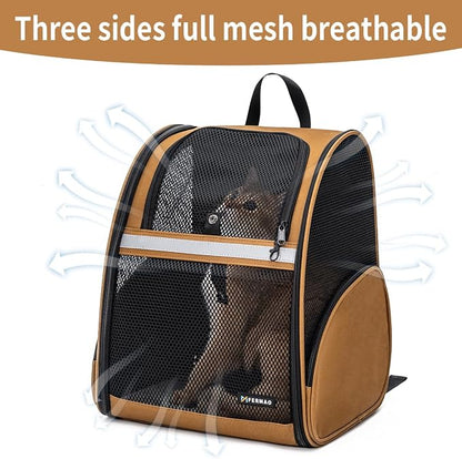Cat Backpack Carrier for Small Dogs and Medium cat Puppy Kitten Bunny Pet - Image 3