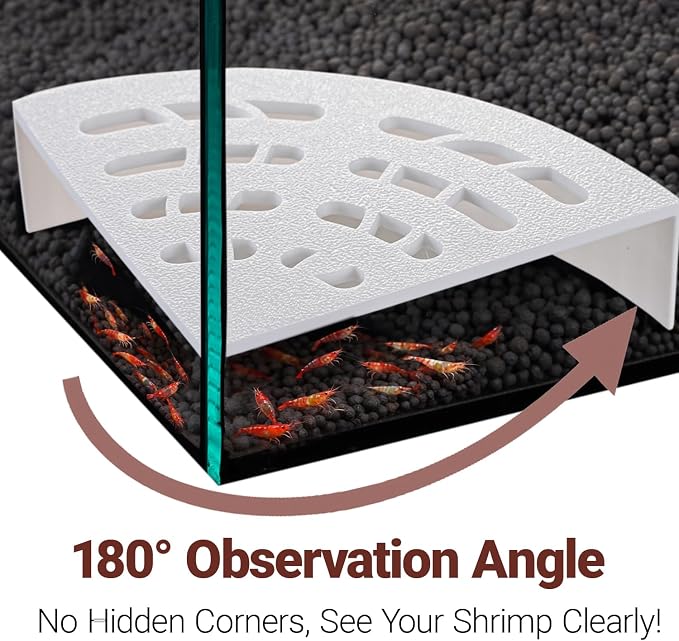 Shrimp Cave 2-Pack – Space-Saving Fan-Shaped Aquarium Cave Decor - Image 3