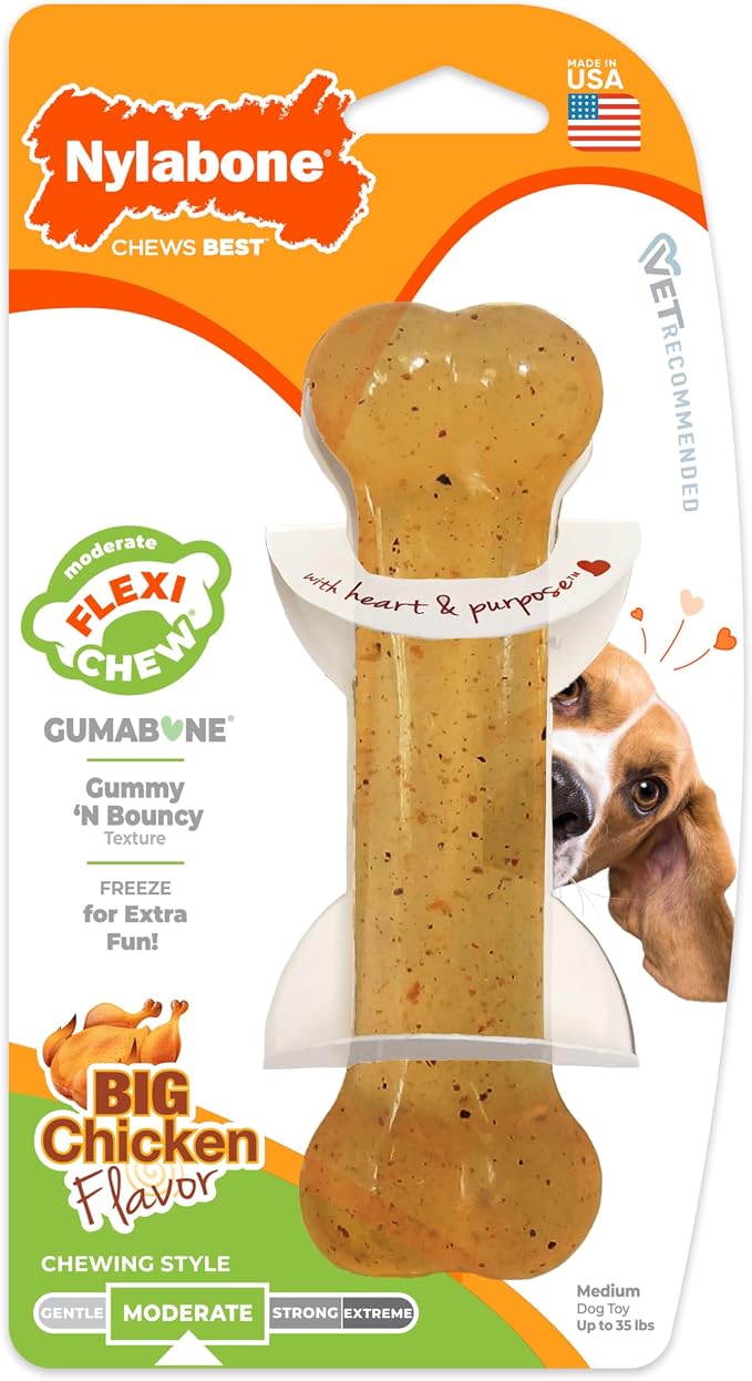 Nylabone Original Bone Flexi Chew Toy - Image 10