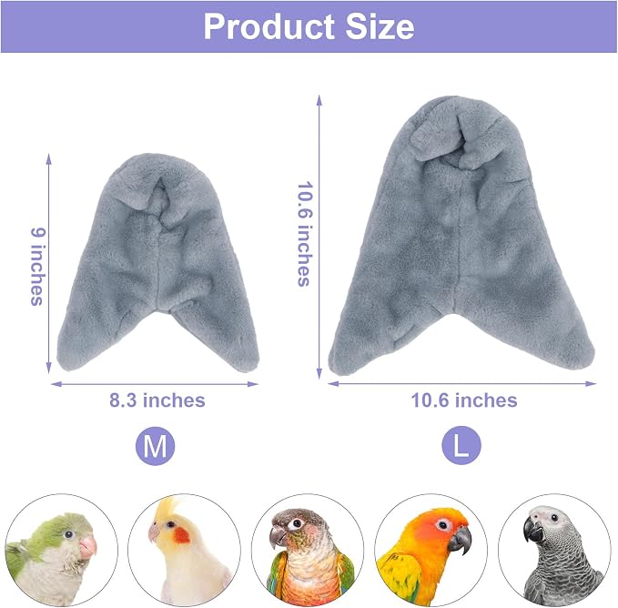 Cozy Bird Blanket Parrot Cage Snuggle Hut Warm Bird Nest House Bed Hanging - Image 4
