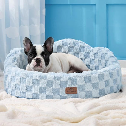 Joydeco Cloud Dog Bed for Small Dogs & Cats, Washable Pet Bed by JOYDECO