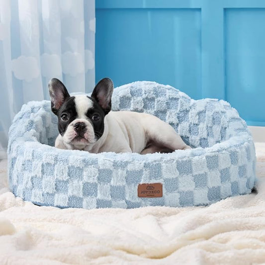 Joydeco Cloud Dog Bed for Small Dogs & Cats, Washable Pet Bed by JOYDECO