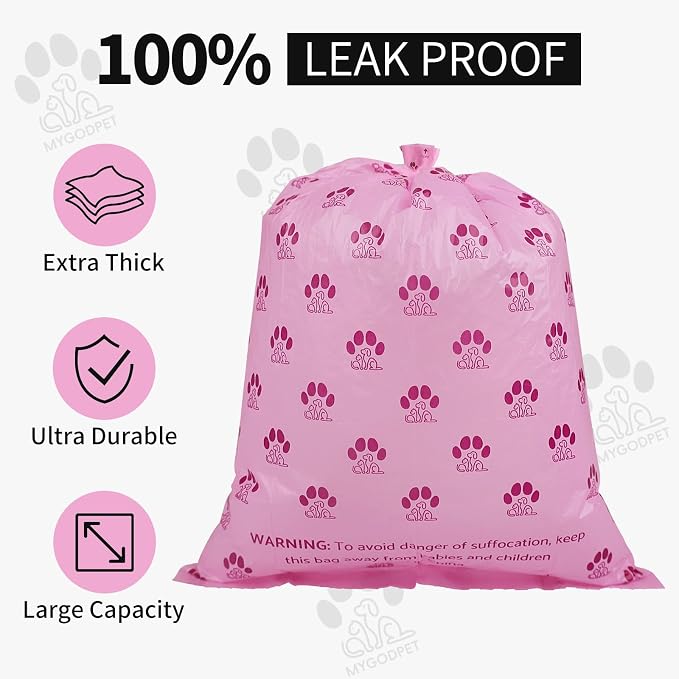 Dog Poop Bags Rolls with Dispenser 150 Count Biodegradable Bags - Image 3