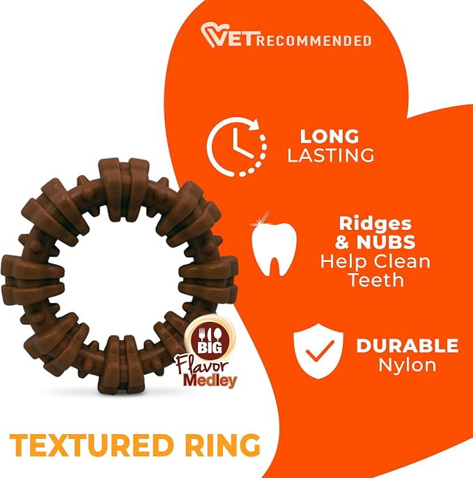 Nylabone Textured Ring Power Chew Toy - Image 4