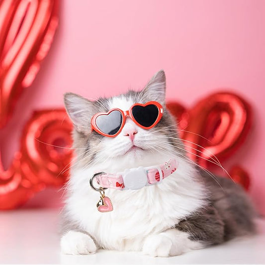 2 Pack Valentine's Day Cat Collar - Image 2