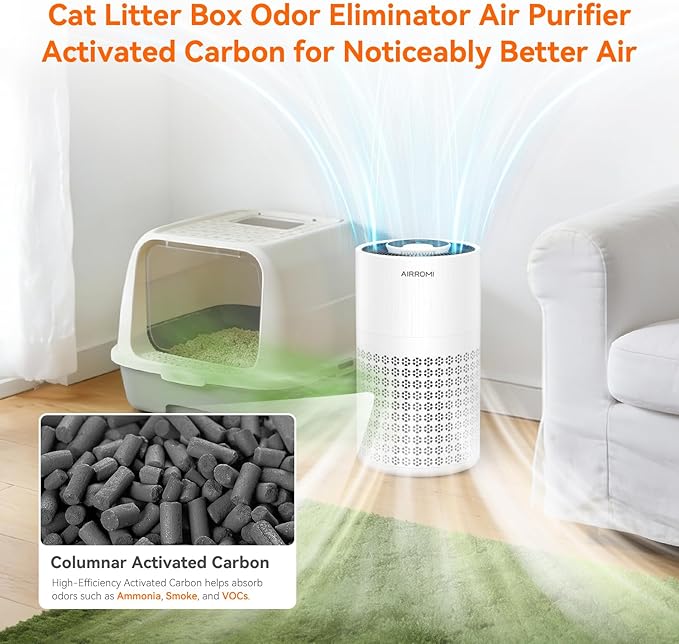 AIRROMI Air Purifier for Bedroom - Image 4