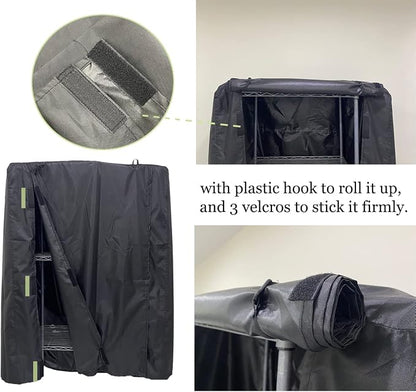 J&C Large Bird Cage Cover 420D Bird Cage Covers Heavy Duty Birdcage Cover - Image 3