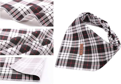 Lionet Paws Dog Bandana Washable Cotton Handkerchief Scarf Triangle Bandana - Image 2