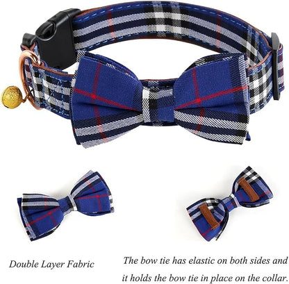 Yizepet Dog Collar with Bow Tie- Adjustable pet Collar - Image 3