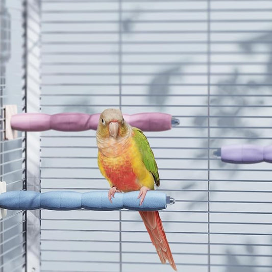 Bird Perch Stand for Parrots – Natural Ceramic Grinding Stick for Beak & Claw - Image 2