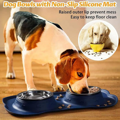 Hubulk Pet Dog Bowls 2 Stainless Steel Dog Bowl - Image 6