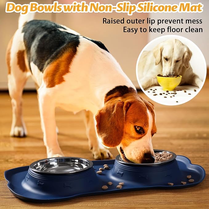Hubulk Pet Dog Bowls 2 Stainless Steel Dog Bowl - Image 6