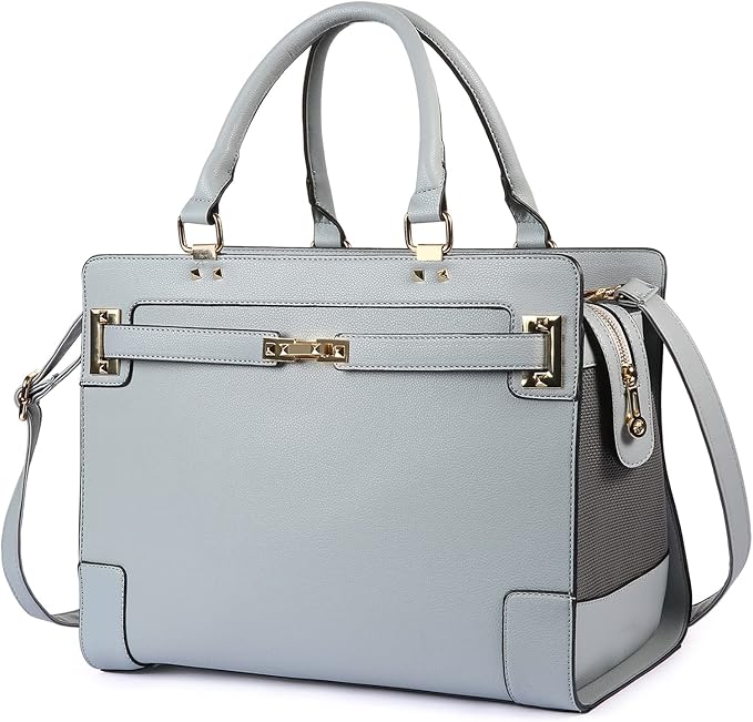 Fashion Dog Purse with Shoulder Strap, Holds Up to 7lbs Quality PU Leather Pet - Image 2