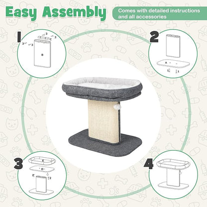 Tangkula Cat Tree for Indoor Cats, 2-Tier Cat Tower - Image 9