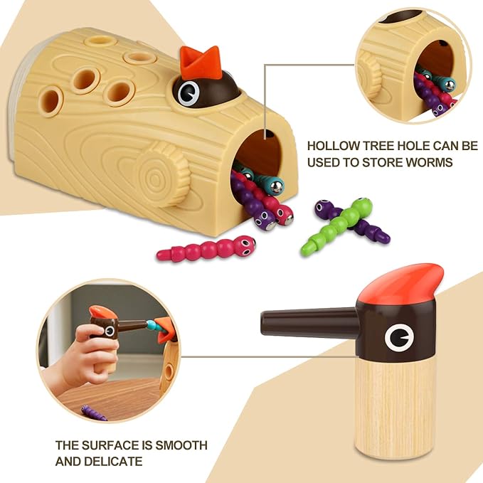 TOP BRIGHT Montessori Toys for 2 Year Old Girl and Boy, Fine Motor Skills - Image 5