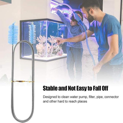 Flexible Drain Brush, Nylon Cleaner Double Ended Elastic Hose Pipe 67-inch and - Image 4