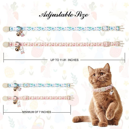 Unique Style Paws Easter Cat Collar, Easter Day Cat Collars, Adjustable Soft - Image 4