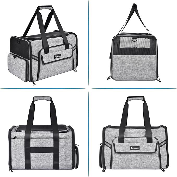 Petmolico Cat Carrier Soft-Sided Pet Bag - Image 3