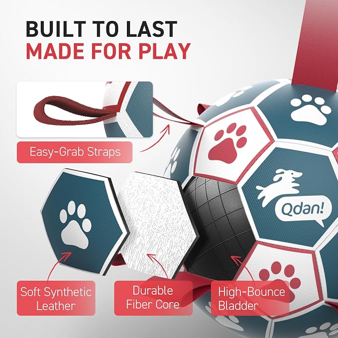 QDAN Dog Balls, World Cup Soccer Ball - Image 8