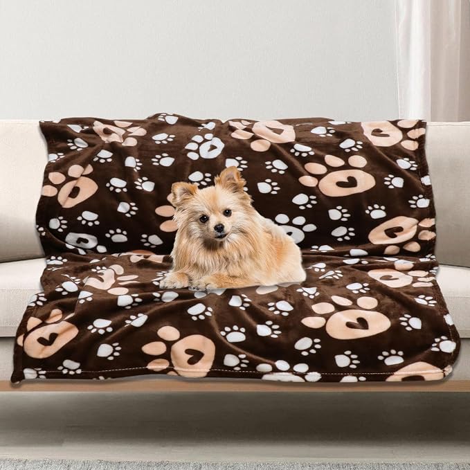 Dog Blanket, Soft Fleece Dog Blankets by Gowyeg