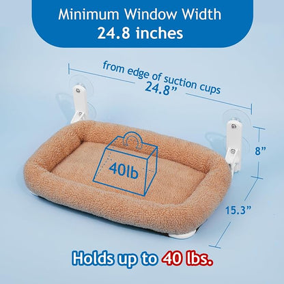 Zakkart Foldable Cat Hammock for Window - Image 4