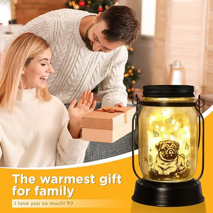 kyoryuger Pug Gifts for Women/Men Pug Solar Lanterns Dog Mom Birthday Dog - Image 4
