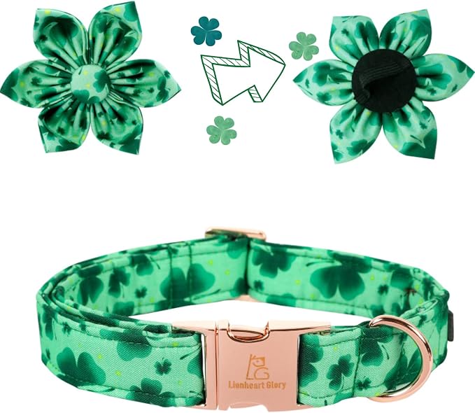 Lionheart Glory St. Patrick's Day Dog Collar, Dog Collar - Image 3