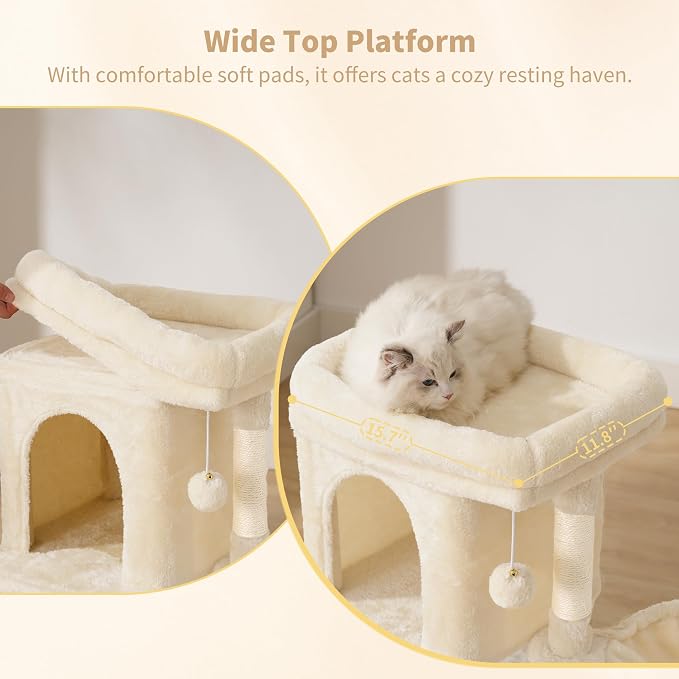 Heybly Cat Tree Tower, Cat condo - Image 4