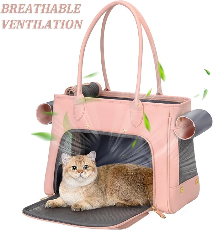 Minsong Fashion Pet Carrier Purse - Image 5
