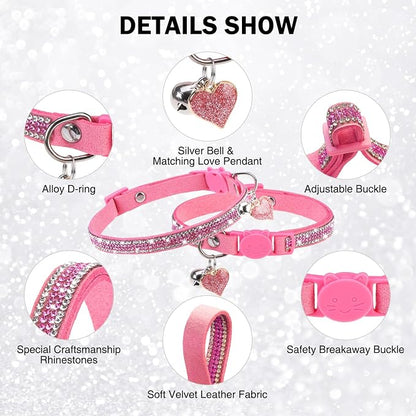 Rhinestone Cat Collar Breakaway - Image 3