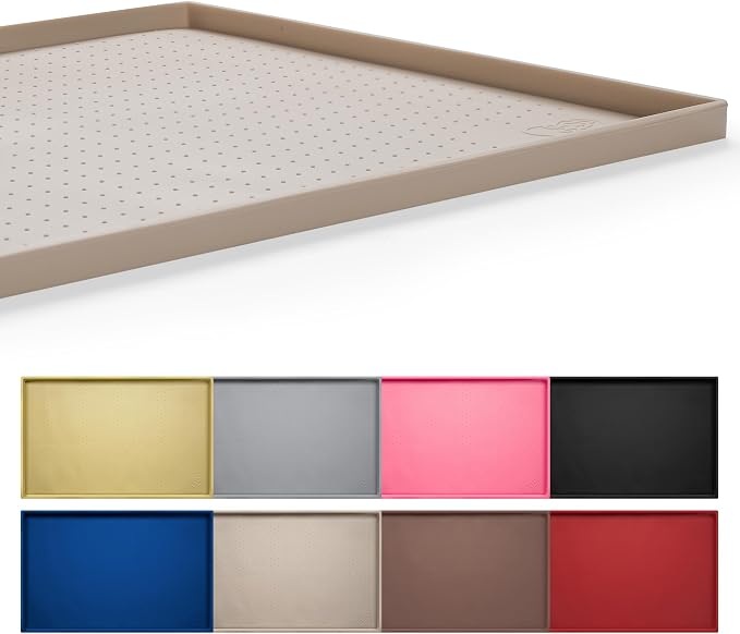 Hubulk Dog Feeding Mat, 100% Waterproof Food Grade Silicone Pet Food and Water by Hubulk