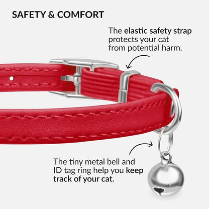 CollarDirect Leather Cat Collar - Image 3