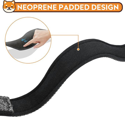Reflective Dog Collar, Adjustable Soft Neoprene Padded Nylon Pet Collars - Image 4