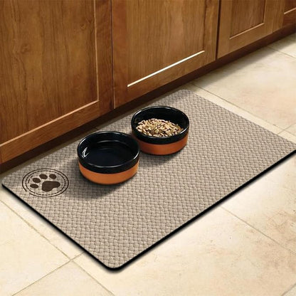 Pet Feeding Mat for Floors Waterproof Dog Mat for Food and Water Absorbent - Image 8