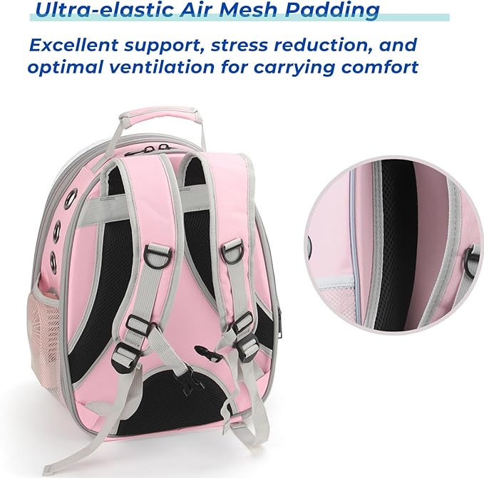 Lollimeow Cat Carrier Backpack, Expandable Bubble Pet Carrier - Image 6