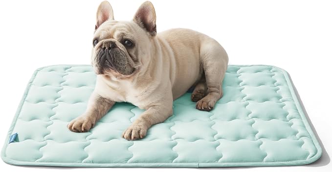 Bedsure Cooling Mat for Medium Dogs – 29x21 Thin Washable Cooling Pet Pad for by BEDSURE
