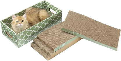 MECOOL Cat Scratching Board，5PC Cat Scratch Pad by MECOOL