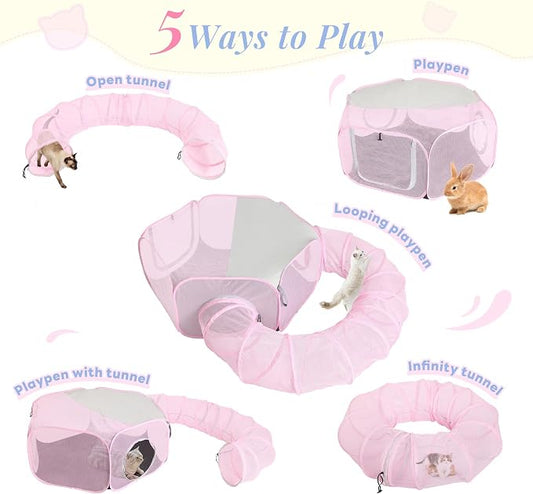 Outdoor Cat Enclosure, Portable Catio Playground - Image 2