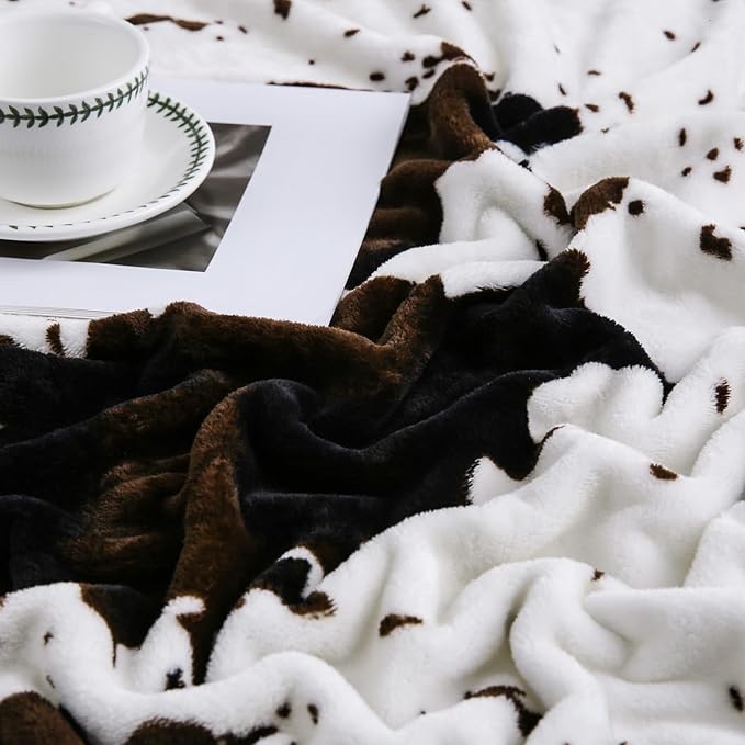 Bnuitland Cow Print Throw Blanket - Image 7