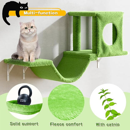 NUNU LAB Cat Wall Shelves, Indoor Cat Furniture - Image 6