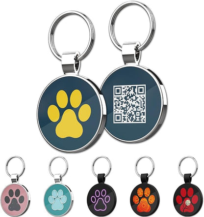 MYLUCKYTAG QR Code Pet ID | Personalized Dog & Cat Collar Tag | Online Profile by MYLUCKYTAG