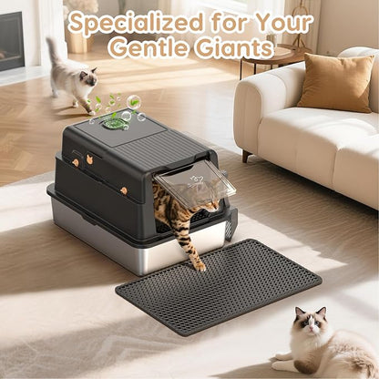 L8 Max-XXXL Stainless Steel Litter Box - Image 7